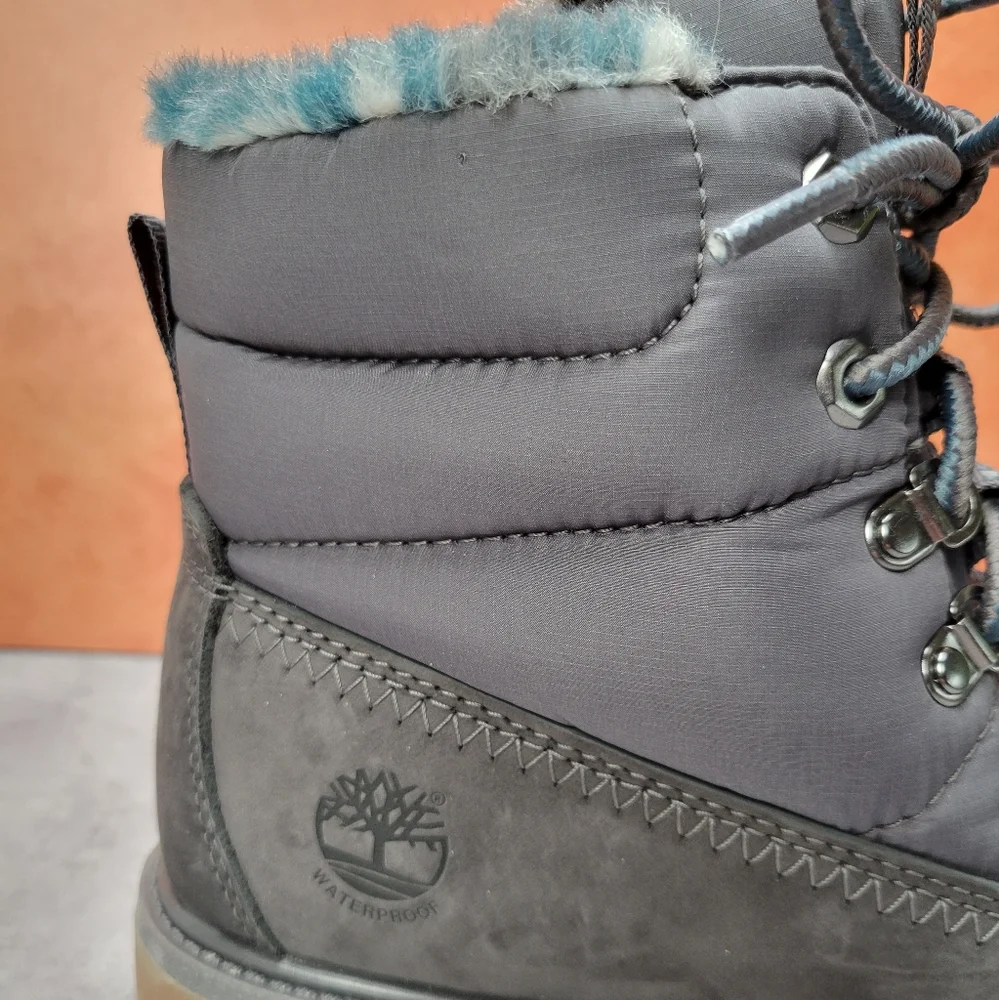 Timberland Gray Premaloft insulated hiking boots. Size 7 - Picture 2 of 14